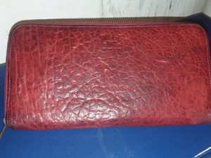 Will Leather Goods Washed Lamb Skin Imogene Clutch